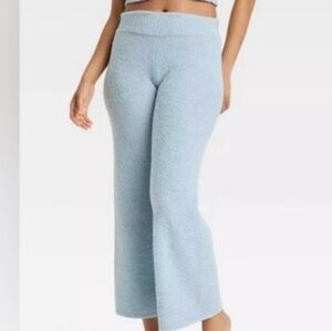 Light Blue Knit Tank and Pants Set